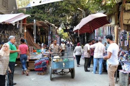 <a class="fancybox" rel="gallery-" href="https://cuipcairo.org/sites/default/files/styles/largest/public/dsc_0178_0.jpg?itok=bdaP5qte" title="A view of the activities in Tawfiqiya market in the afternoon.">Enlarge</a><br >2015, Oct 11<br>A view of the activities in Tawfiqiya market in the afternoon.